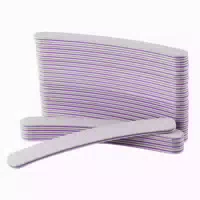 50 Stück Nagelfeilen 100 180 Schmirgelpapier Grau Lila – Pro 1 st