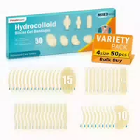 Blasenpflaster Hydrokolloid Gel Wasserdicht Ferse Vorfuß 16p 1 st