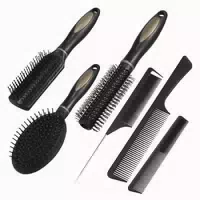 6 Stück Haarbürsten Set Nylonkamm für Frauen Männer 1 st