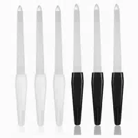 6er Set Nagelfeilen Set Schwarz Weiß für Maniküre Pediküre P 1 st
