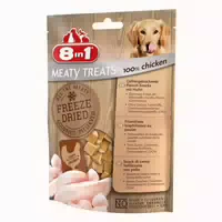 8in1 Meaty Treats Gefriergetrocknete Fleisch Snacks 100% Hähnchenbrust 0,05 kg