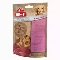 8in1 Meaty Treats Gefriergetrocknete Fleisch Snacks 100% Entenbrust 0,05 kg