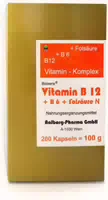 Vitamin B12 B6 Folsäure Komplex N Kapseln 200 Kapseln