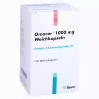 Omacor 1 000 mg Weichkapseln Reimport 100 st