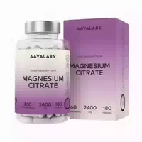 Aavalabs Magnesiumcitrat 360 Mg Elementar, 180 Kapseln 180 St