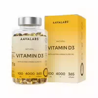 Aavalabs Vitamin D3 4000 Ie | Vit D3 Hochdosiert | 365 Kapseln