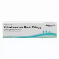 Zinkoxidemulsion Abanta 250 mg g 50 g Emulsion