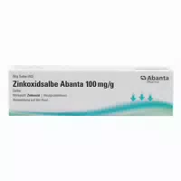 Zinkoxidsalbe Abanta 100 mg g 25 g