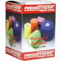 Pressotherm Kohäsive Bandage 8 Cmx4 m Grün 1 st Binden