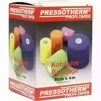 Pressotherm Kohäsive Bandage 8 Cmx4 m Weiß 1 st Binden