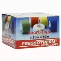 Pressotherm Sport Tape 3,8 Cmx10 M Weiß 1 St