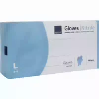 Abena Nitril Handschuhe Classic Unsteril Puderfrei L Blau 150 St Handschuhe
