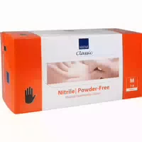 Nitril Handschuhe Puderfrei Medium Schwarz 200 st Handschuhe