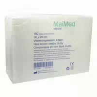 Vlieskompressen 10 X 20 cm 4lagig Unsteril 100 Stück