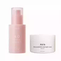 Abib Pdrn Glow Serum 4 0 Pump 1ea X Rice Probiotics Overnight Mask Barrier Jelly 1ea Set