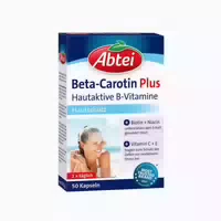Abtei Beta Carotin Plus Hautaktive B Vitamine 50 St Kapseln