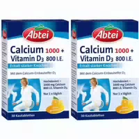 Abtei Calcium 1000 D3 Osteo Vital Kautabletten