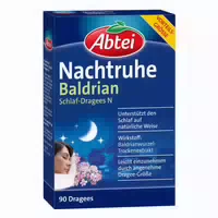 Abtei Nachtruhe Baldrian Schlaf Dragees N 90 St Dragees