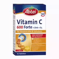 Abtei Vitamin C 600 Forte Plus 42 st