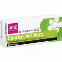 Cetirizin Abz 10 mg Filmtabletten bei Allergien und Nesselsucht