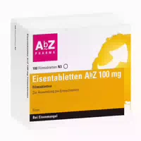 Eisentabletten Abz 100 mg Filmtabletten 100 st