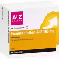Eisentabletten Abz 100 St Filmtabletten