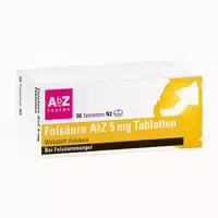 Folsäure Abz 5 mg Tabletten 50 st