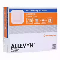 Allevyn Ag Adhesive 7,5x7,5 Cm Wundverba 10 St