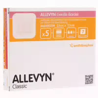 Allevyn Gentle Border 7,5x7,5 cm Schaumv 5 st