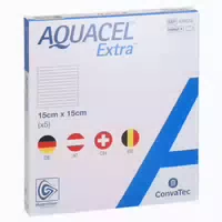 Aquacel Extra 15x15 Cm Verband 5 St