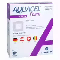 Aquacel Foam Adhäsiv 8x8 Cm Verband