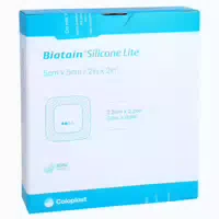 Biatain Silicone Lite Schaumverband 5x5 Cm 5 St