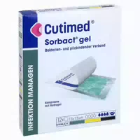 Cutimed Sorbact Gel Kompressen 7,5x7,5 C 12 St
