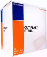 Cutiplast Steriler Wundverband 8 X 10 cm 50 Verbände
