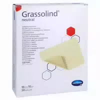 Grassolind Salbenkompressen 10x10 Cm Ste 50 St