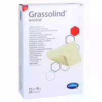 Grassolind Salbenkompressen 7,5x10 cm st 50 st
