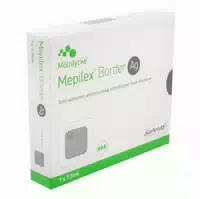 Mepilex Border Ag Schaumverb 7x7,5 Cm St