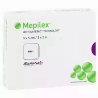 Mepilex Xt 5x5 Cm Schaumverband 5 St