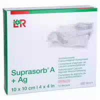Suprasorb A Ag Antimik Cal Alginat Kompr 10 St