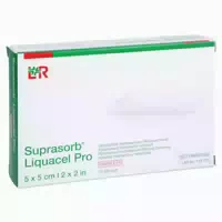 Suprasorb Liquacel Pro 5x5 Cm Kompressen