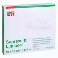 Suprasorb Liquacel Hydroaktiv Faserverband 10x10 cm