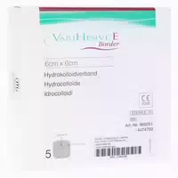Varihesive E Border 6x6 Cm Hkv Hydroakti 5 St