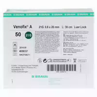 Venofix A Venenpunktionsb 21 G 0,8x19mm 50 St