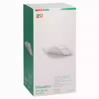 Vliwaktiv Aktivkohle Saugkomp Steril 10x 20 St