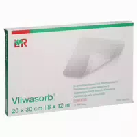 Vliwasorb Superabsorb Saugkomp 20x30 cm Steril 10 st Verband