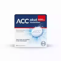 Acc Akut 600 Mg Bei Husten Schleimlöser Bei Husten, 1 Brausetablette Täglich