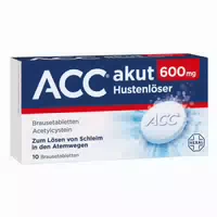 Acc Akut 600 mg bei Husten Schleimlöser bei Husten, 1 Brausetablette Täglich
