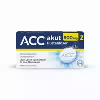 Acc Akut 600 Mg Bei Husten Schleimlöser Bei Husten, 1 Brausetablette Täglich