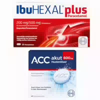 Acc Akut Hustenlöser & Ibuhexal Plus Paracetamol 1 Sparset