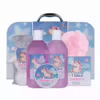Accentra Badeset Duschset Magical Unicorn Einhorn Duschgel Erdbeere Vanille